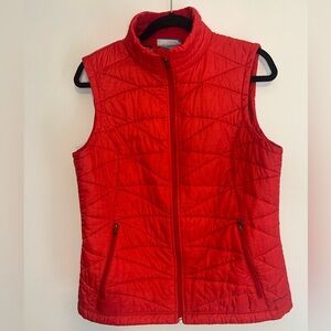 Columbia Women's Bright Red Quilted Vest